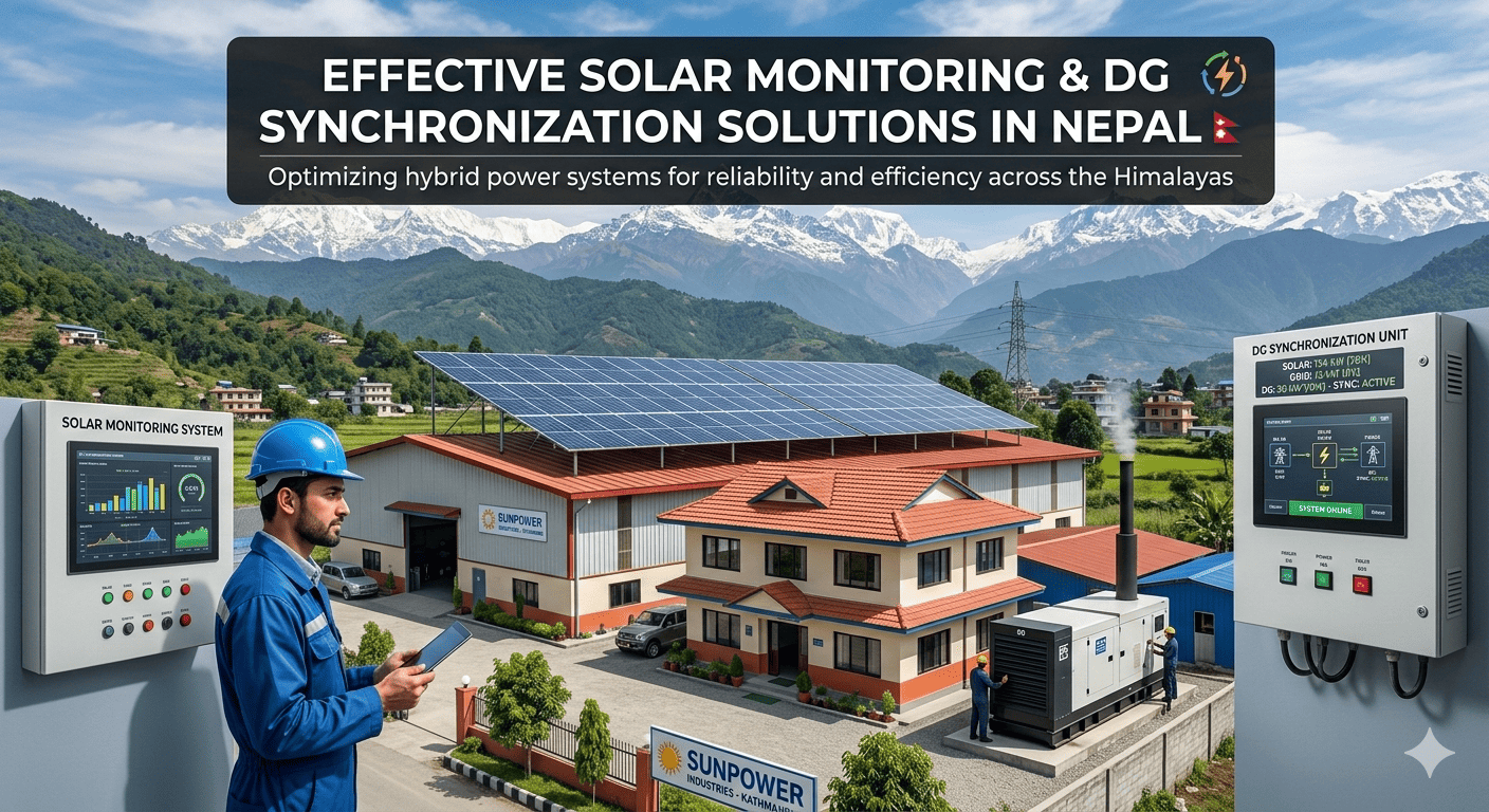 Effective Solar Monitoring & DG Synchronization Solutions in Nepal