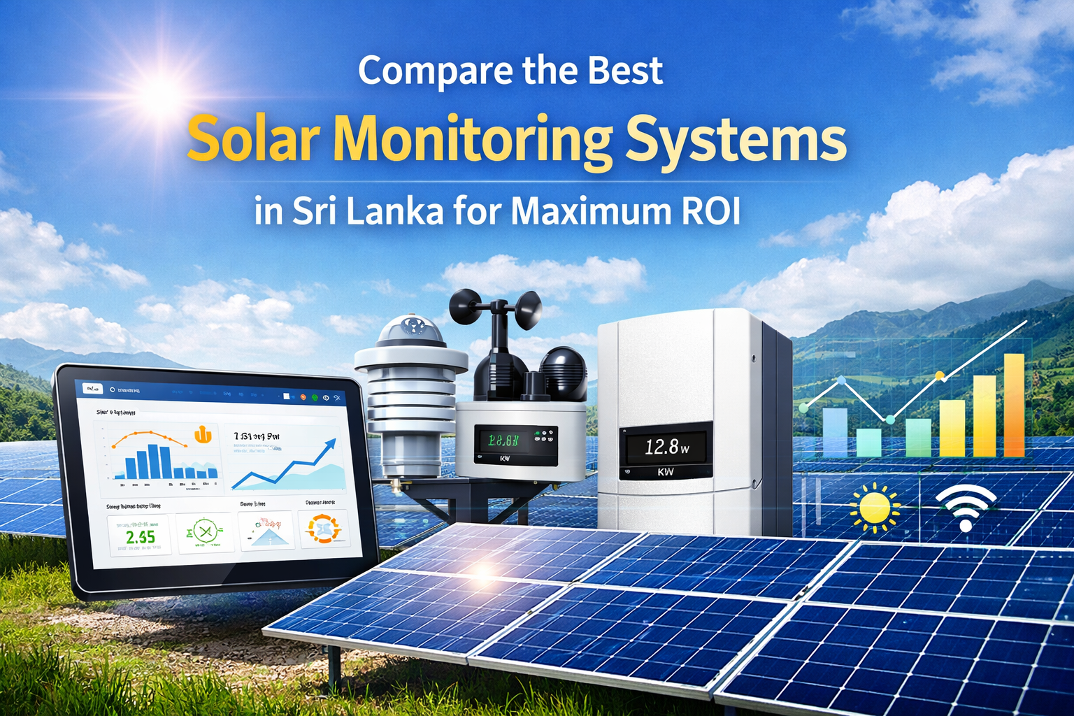Best Solar Monitoring Systems in Sri Lanka (Compare Solutions, Sensors & ROI Benefits)