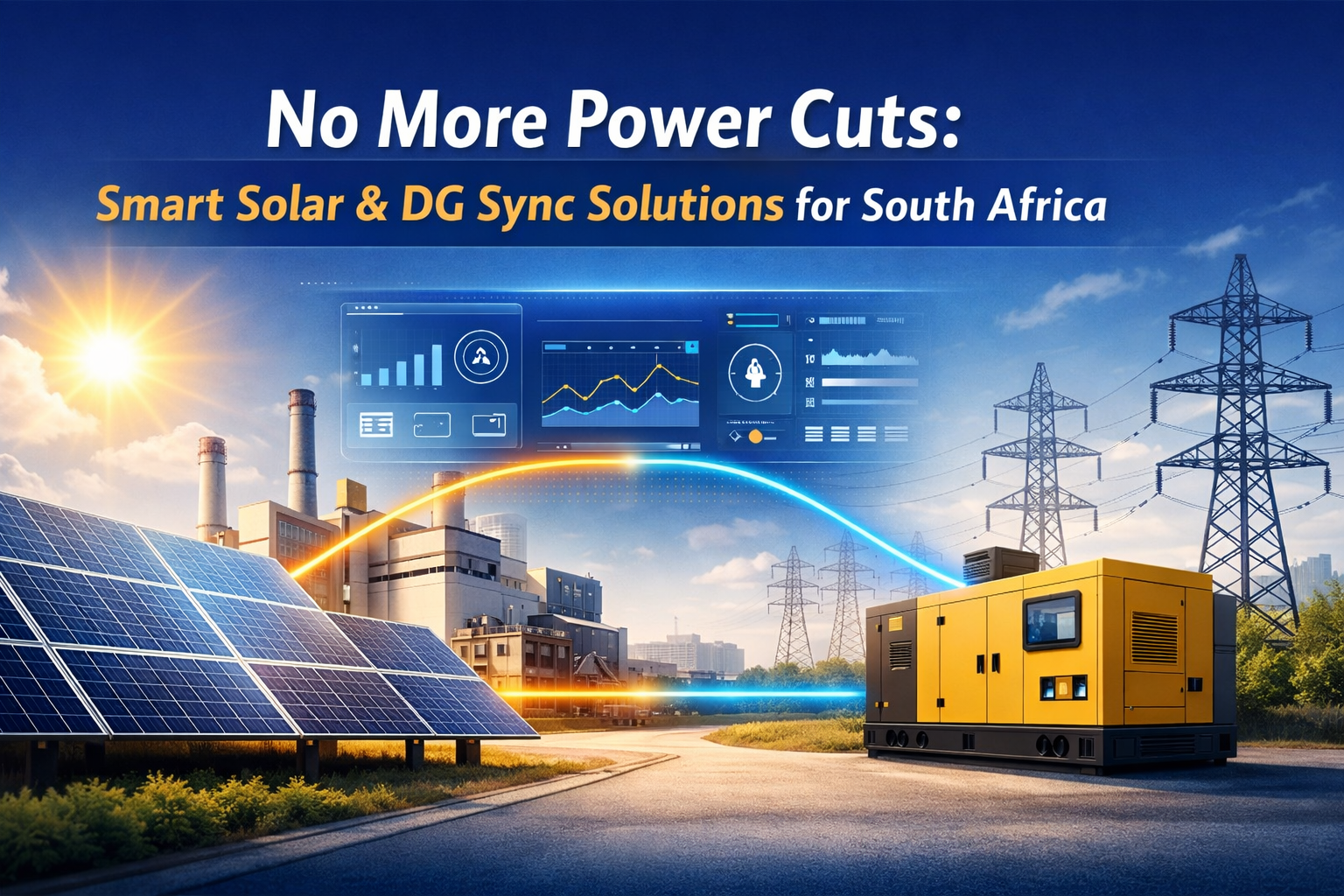Best Solar Monitoring & DG Synchronization Solutions in South Africa (Reduce Load Shedding Impact)