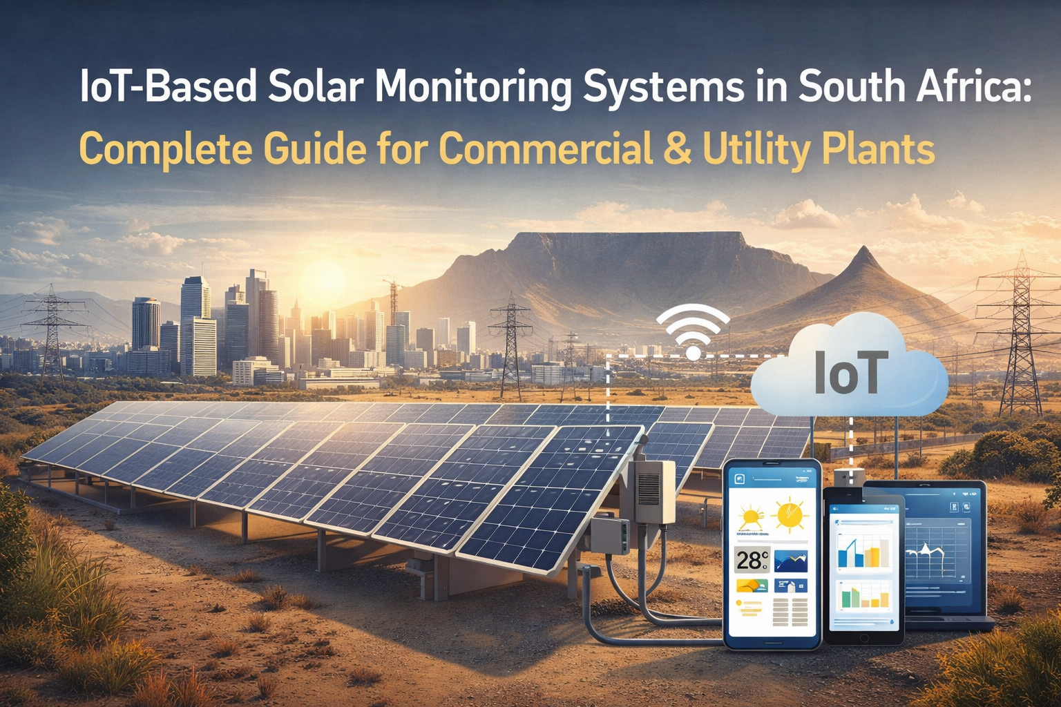 IoT-Based Solar Monitoring Systems in South Africa: Complete Guide for Commercial & Utility Plants