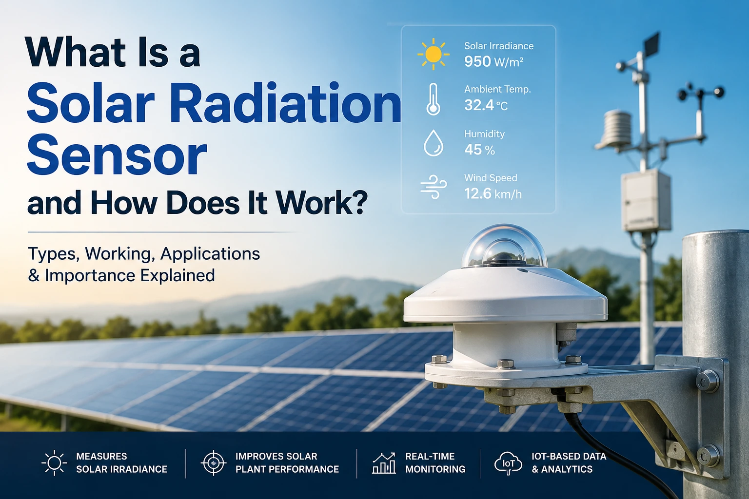 What Is a Solar Radiation Sensor and How Does It Work?